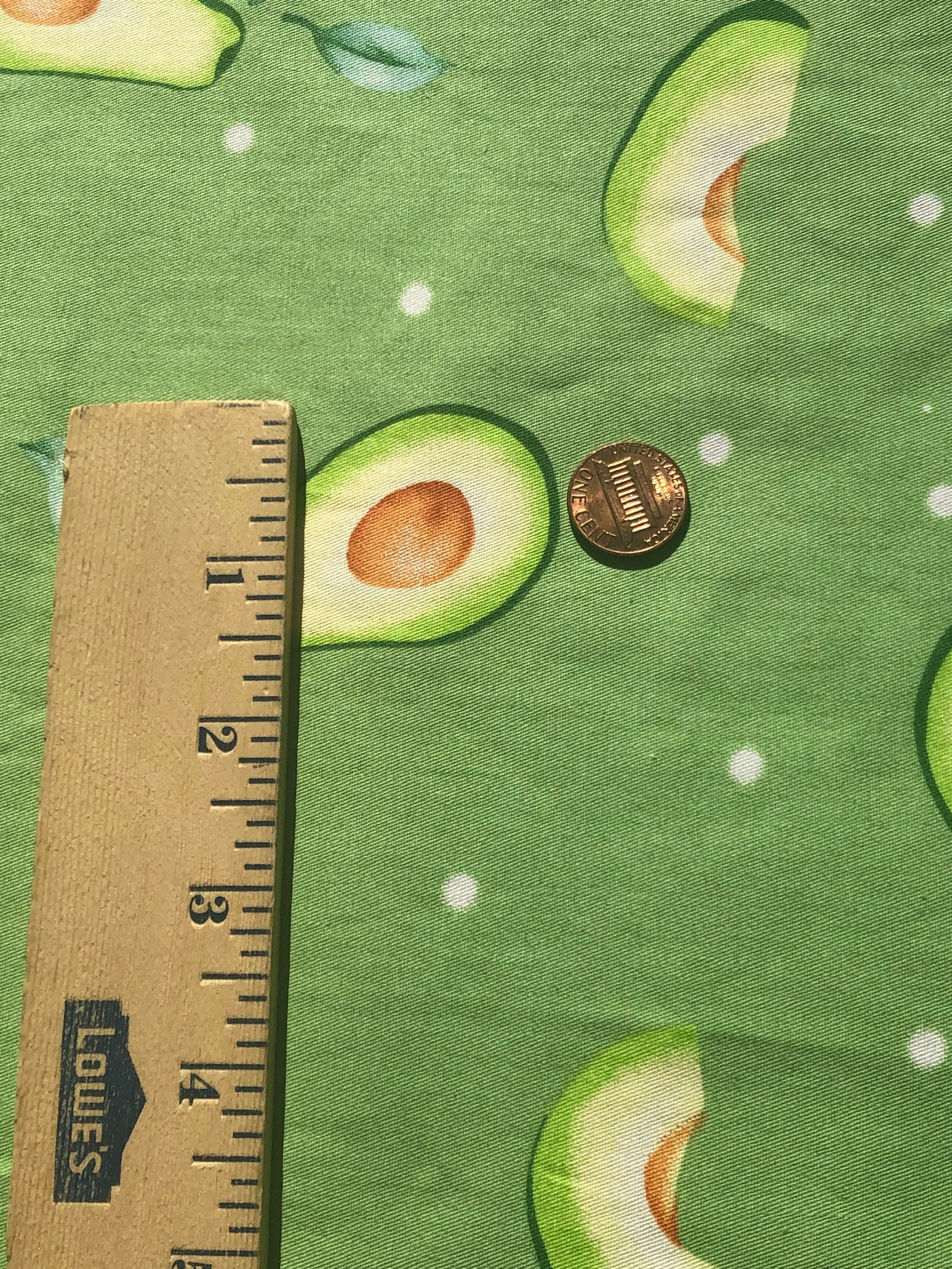 Cute avocado green color 100 % cotton fabric by yard. Great | Etsy