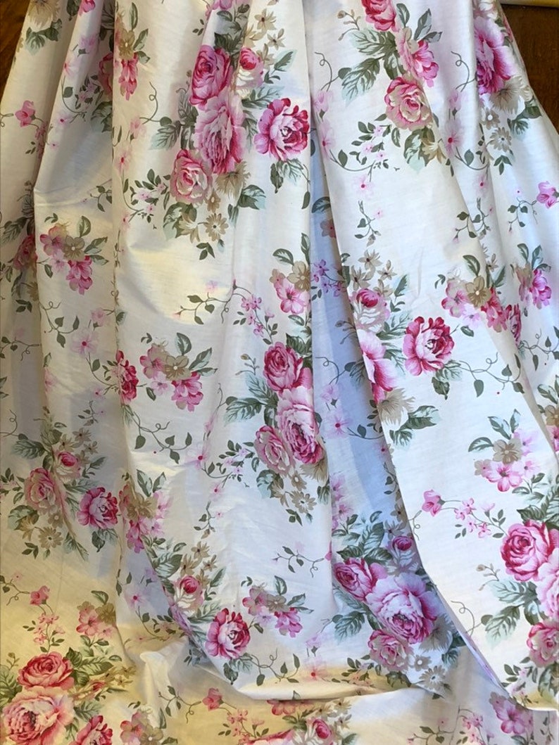 Vintage Roses Cotton Fabric for Patchwork or Quilt .BTY | Etsy