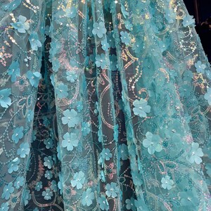 Sample of lace fabric.