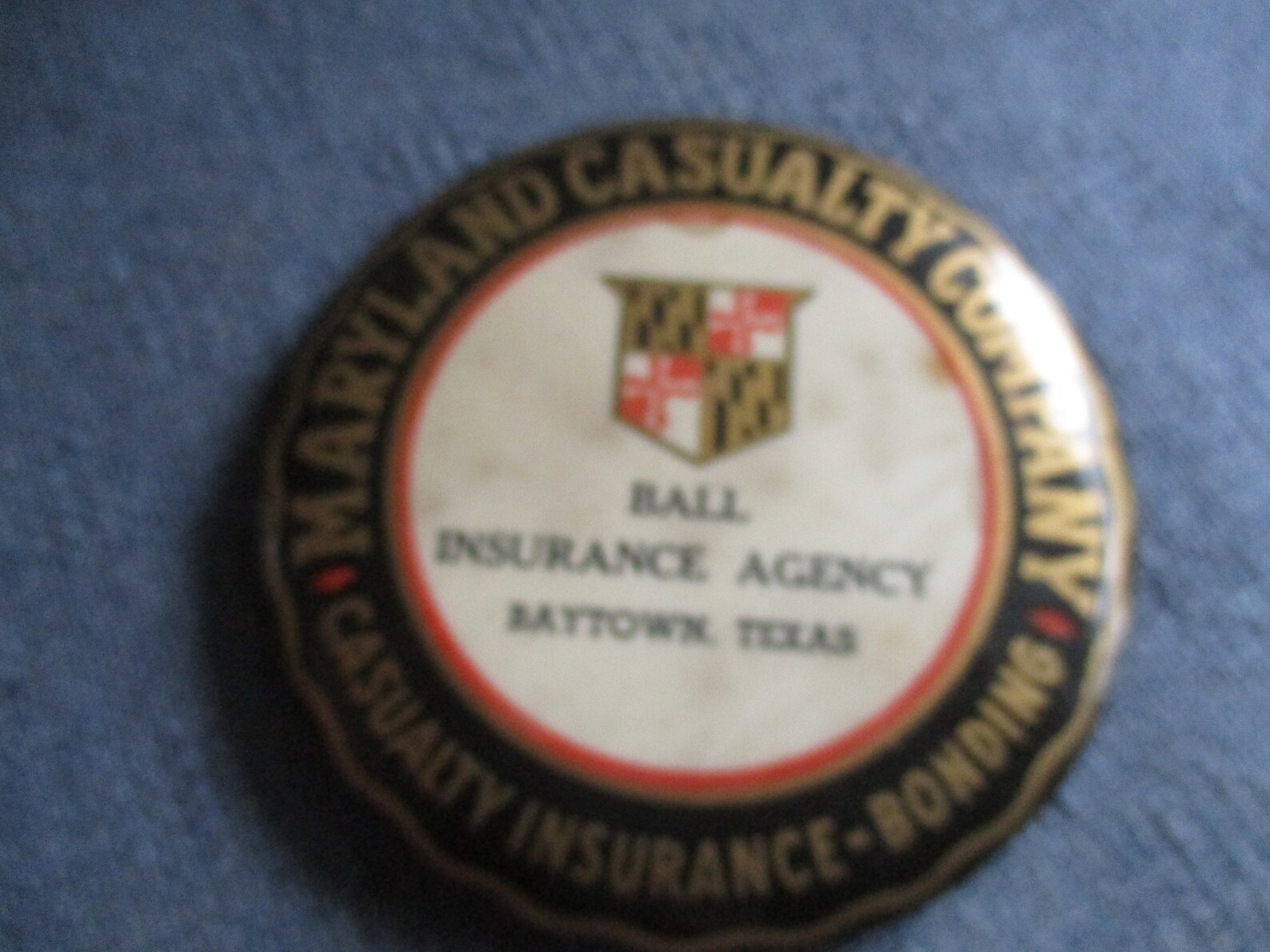 Baytown Texas Maryland Casualty Company Ball Insurance Agency | Etsy