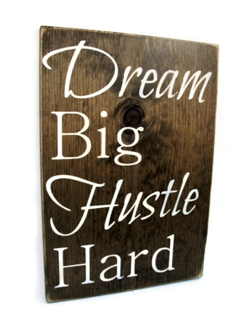 Inspirational Wood Wall Word Art Rustic Sign Home Decor | Etsy