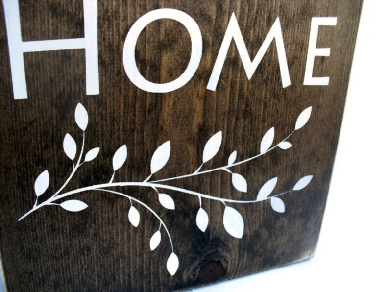 Wood Wall Word Art Rustic Sign Home Decor Home Sweet Home Etsy