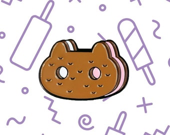 Pin de esmalte de gato de galleta: Steven Universe