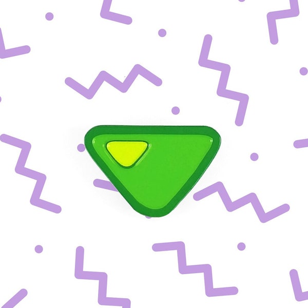 Steven Universe Peridot Emaille Pin | Geschenk SU Crystal Gems Fan Art GemMe Cosplay Peri Grün Space Dorito Smol Lemon Lime Dorito