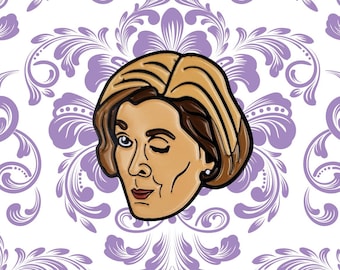 Broń rozwojowa Lucille Bluth Emaliowana broszka Prezenty z mrugnięciem Miękki emaliowany program telewizyjny Jessica Walter