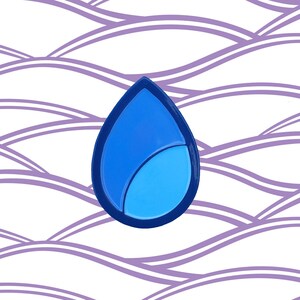 Steven Universe Lapis Emaille Pin | Gemme SU Cosplay Geschenk Lapidot Lapis Lazuli