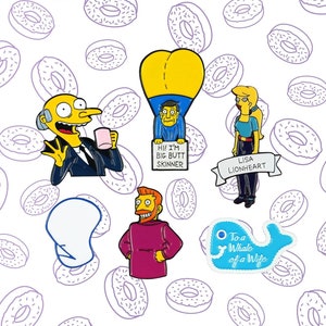 Simpsons Enamel Pin Collection