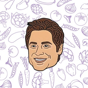 Chris Traeger Pin de esmalte / Pines de parques y recreación / Rob Lowe Pawnee Gift Literalmente Litralmente Stop Pofecing Lil Sebastian Fallopian Princess