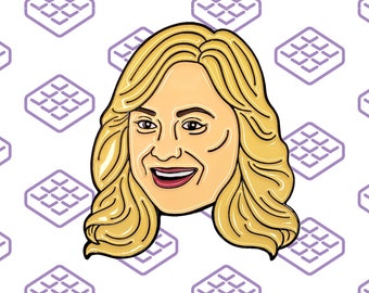 Leslie Knope Enamel Pin | Parks and Recreation Pins | Amy Poehler Pawnee I Love You and I Like You