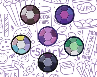 Amethyst Enamel Pin Set - Steven Universe Fan Art Gift Box