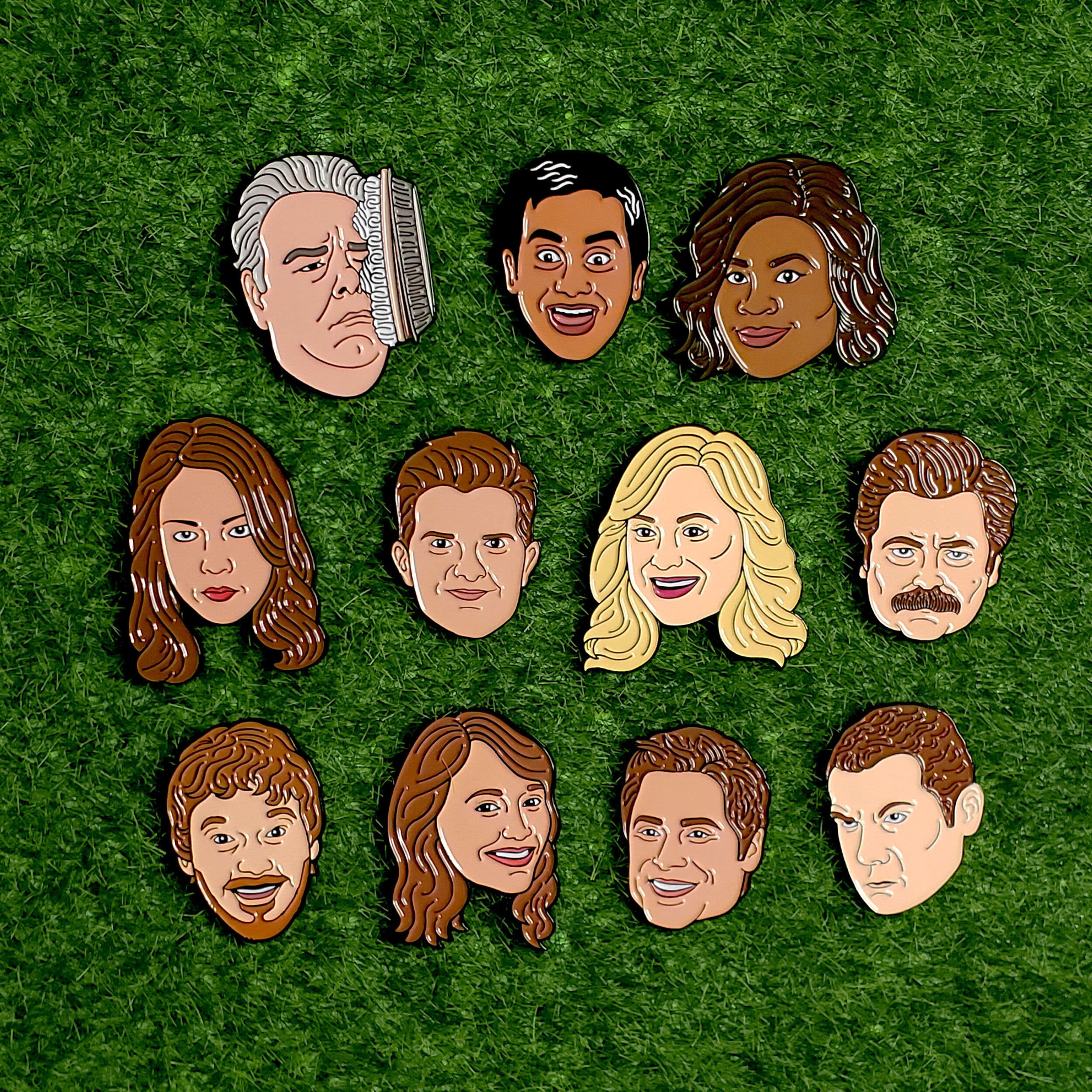 エイプリル・ラドゲート エナメルピン：パークス・アンド・レクリエーション - Etsy 日本, image size:2500x2500