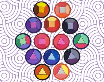Garnet Box Set | Steven Universe Pins | Ruby Sapphire Crystal Gems