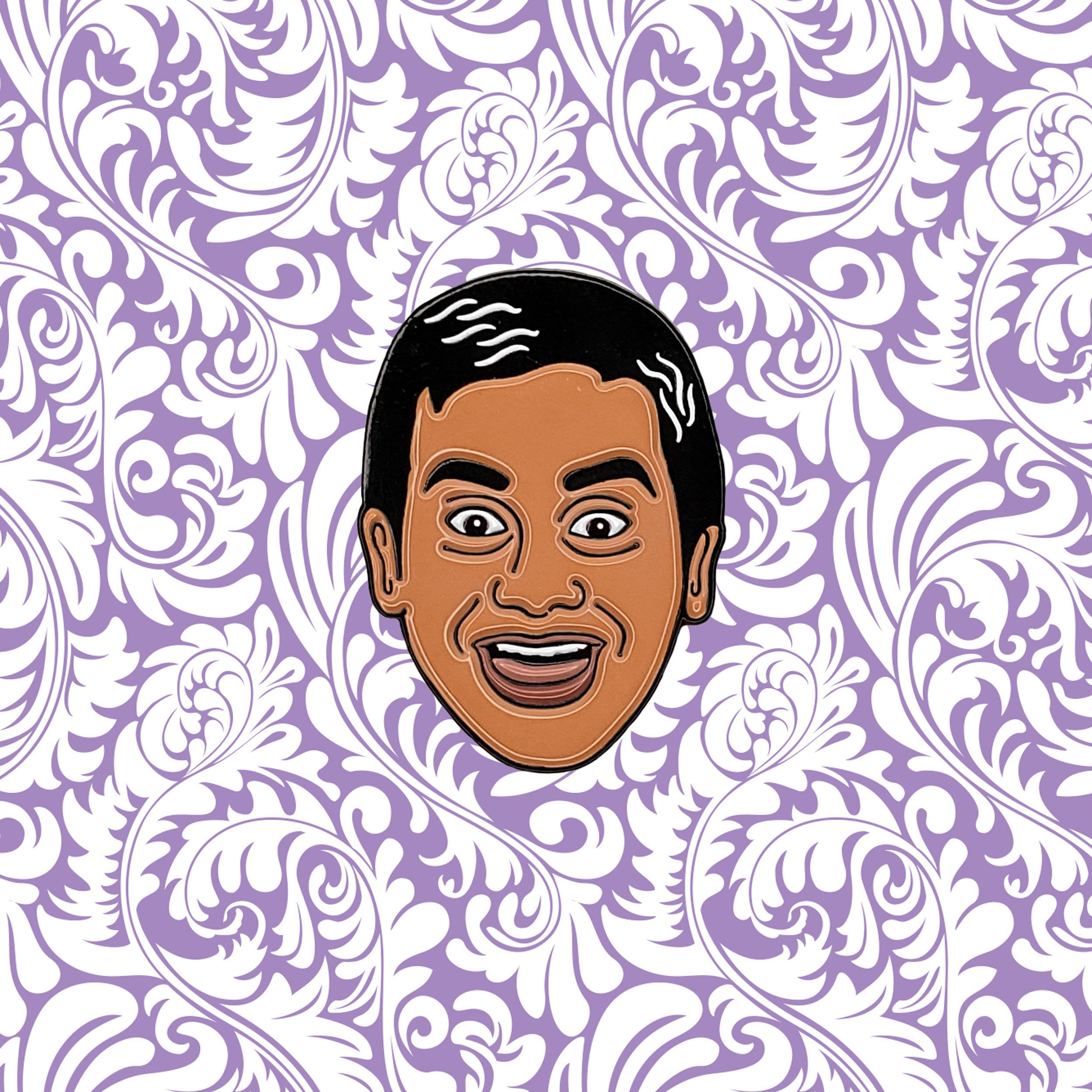 トム・ハヴァーフォードのエナメルピン：パークス・アンド・レクリエーションのギフト - Etsy 日本, image size:2500x2500