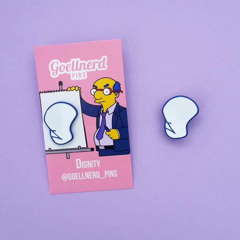 Simpsons Dignity Pin image 3