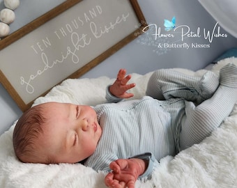 Reborn baby doll, "Christopher "Vinyl, handpainted, Limited edition, Ready to ship!