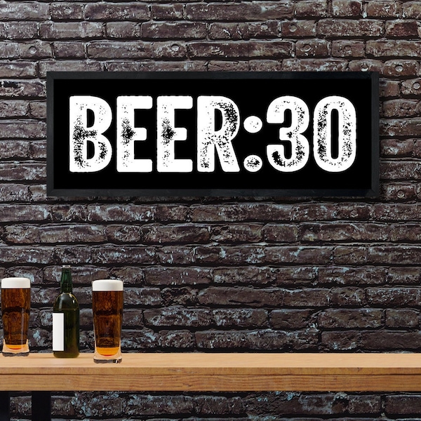 Man cave sign-home bar sign-Beer 30 sign-home bar decor-funny gift for man-funny man cave sign-home bar art-boys sign-mancave signs