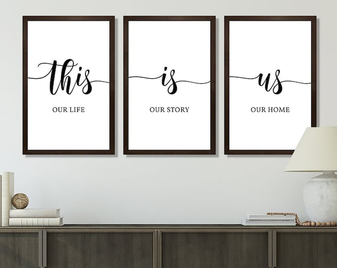 This is us wall decor-large wall decor living room-decor for walls-wall art above couch decor-wall art-wood family sign-housewarming gift