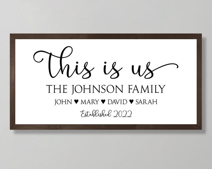 Personalized Family Sign TaylorSigns