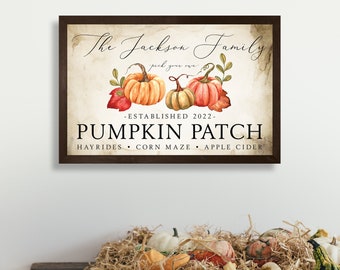 Pumpkin patch sign-pumpkin sign decor-fall signs for home-autumn home decor-fall home decor-fall farmhouse sign-personalized fall room decor