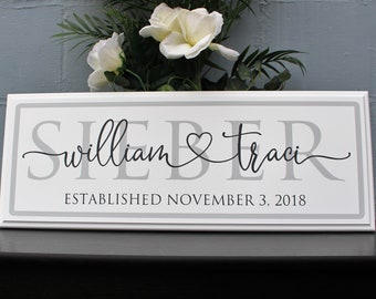 Couple Name Signs