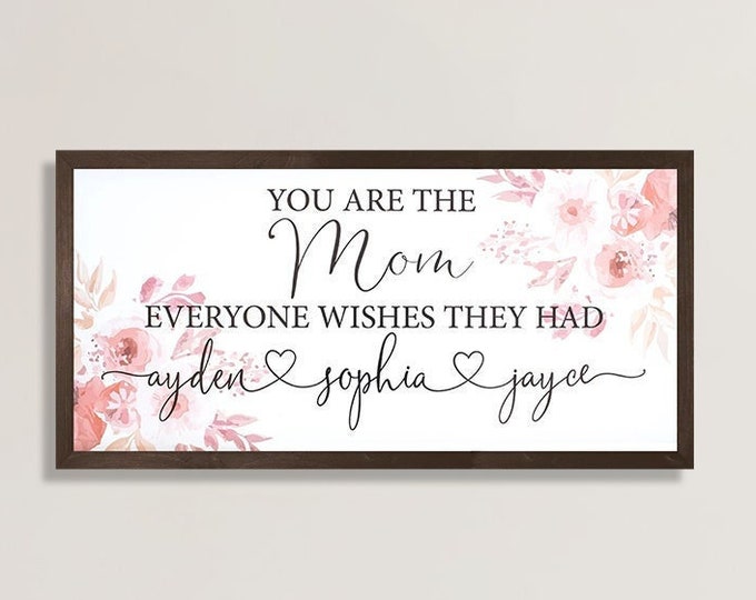 Personalized Mother's Day gift for mom-Mother's Day gift ideas-You Are The Mom Everyone Wishes They Had-Mother's day gift from son-birthday