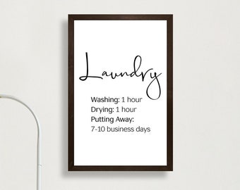 Laundry room wall sign-laundry room wall decor-farmhouse style sign-laundry wood sign-wall sign-washing drying putting away