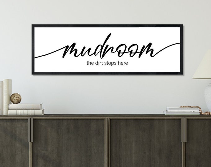 Mudroom sign-mudroom decor-entryway decor-foyer sign-farmhouse