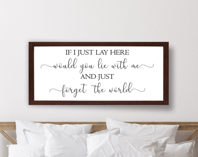 Master Bedroom Decor Bedroom Wall Art I Love Us Couples Sign Bedroom Sign Farmhouse Bedroom Above Bed Sign Anniversary Gift Home Living Signs Commentfer Fr