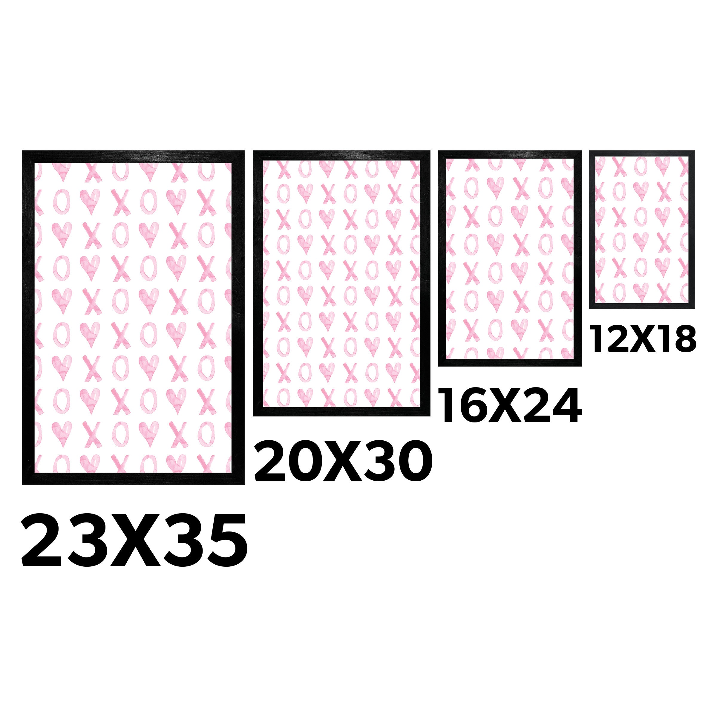 Girls Nursery DecorNursery PrintPink XOXO wall artlittle girls room