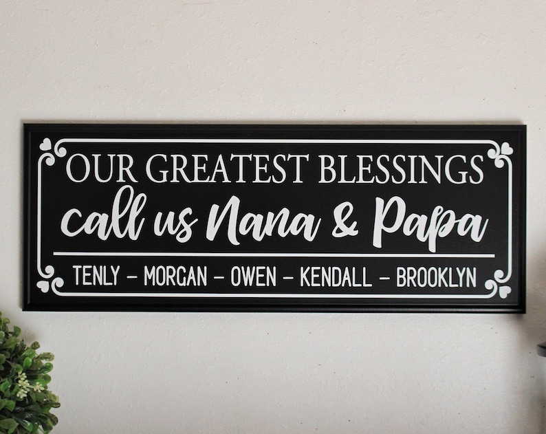nana and papa gifts