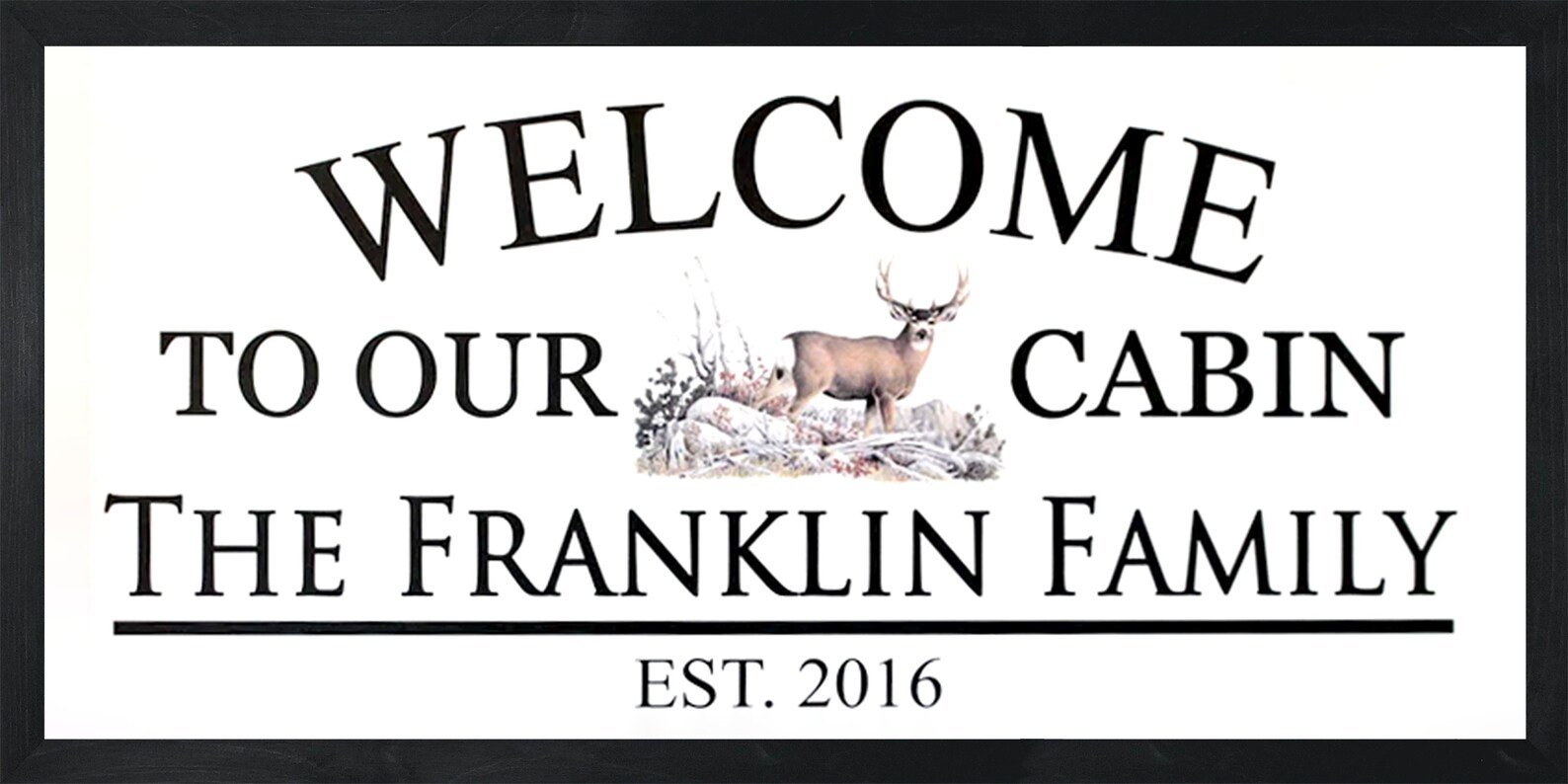 Personalized Cabin Sign for Cabin to Our Cabin Etsy