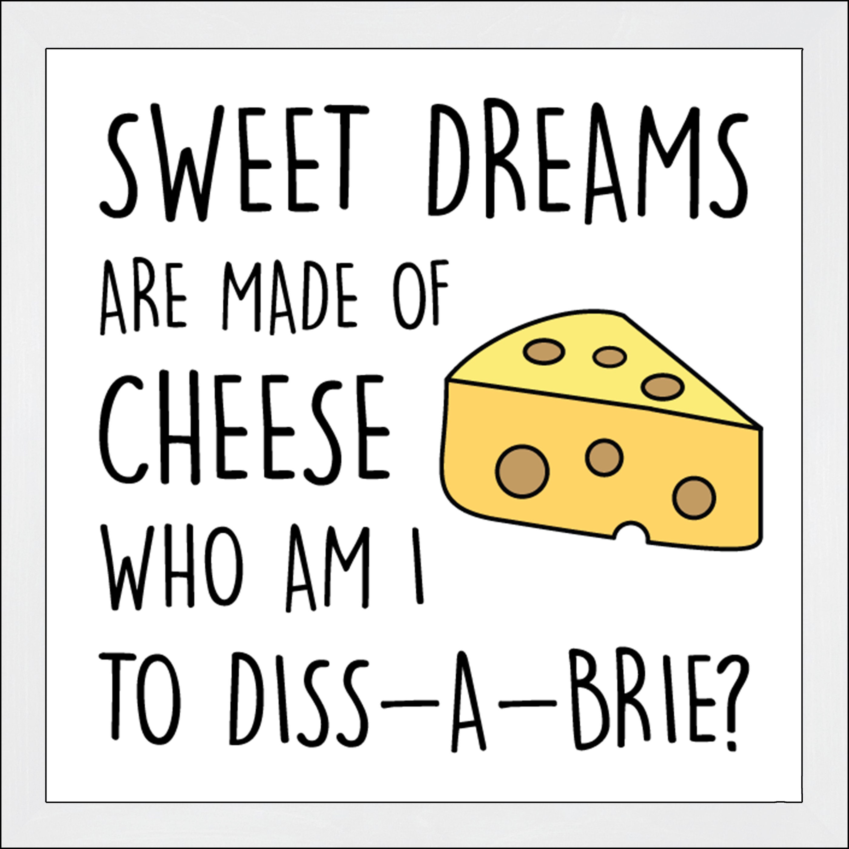 Funny kitchen decor-funny farmhouse signs-funny kitchen sign-sweet dreams  are made of cheese sign-farmhouse-kitchen decor for walls