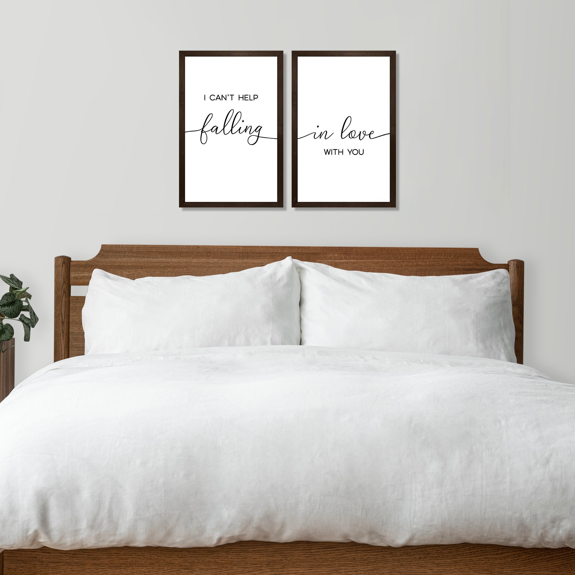 Framed wall outlet art for bedroom