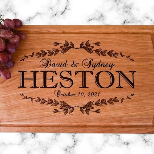 Personalized Cutting Board Engraved Cutting Board Custom Etsy