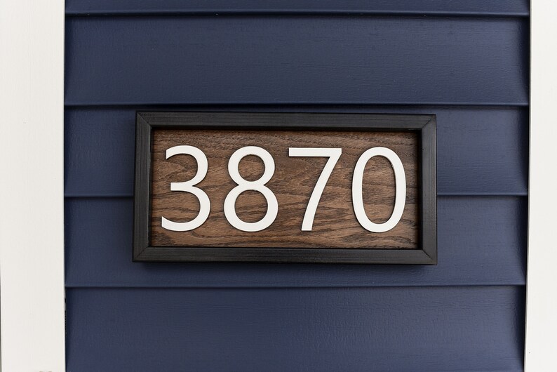 House numbers sign-address sign for house-horizontal address sign-house numbers plaque-address number sign-house address numbers sign image 4