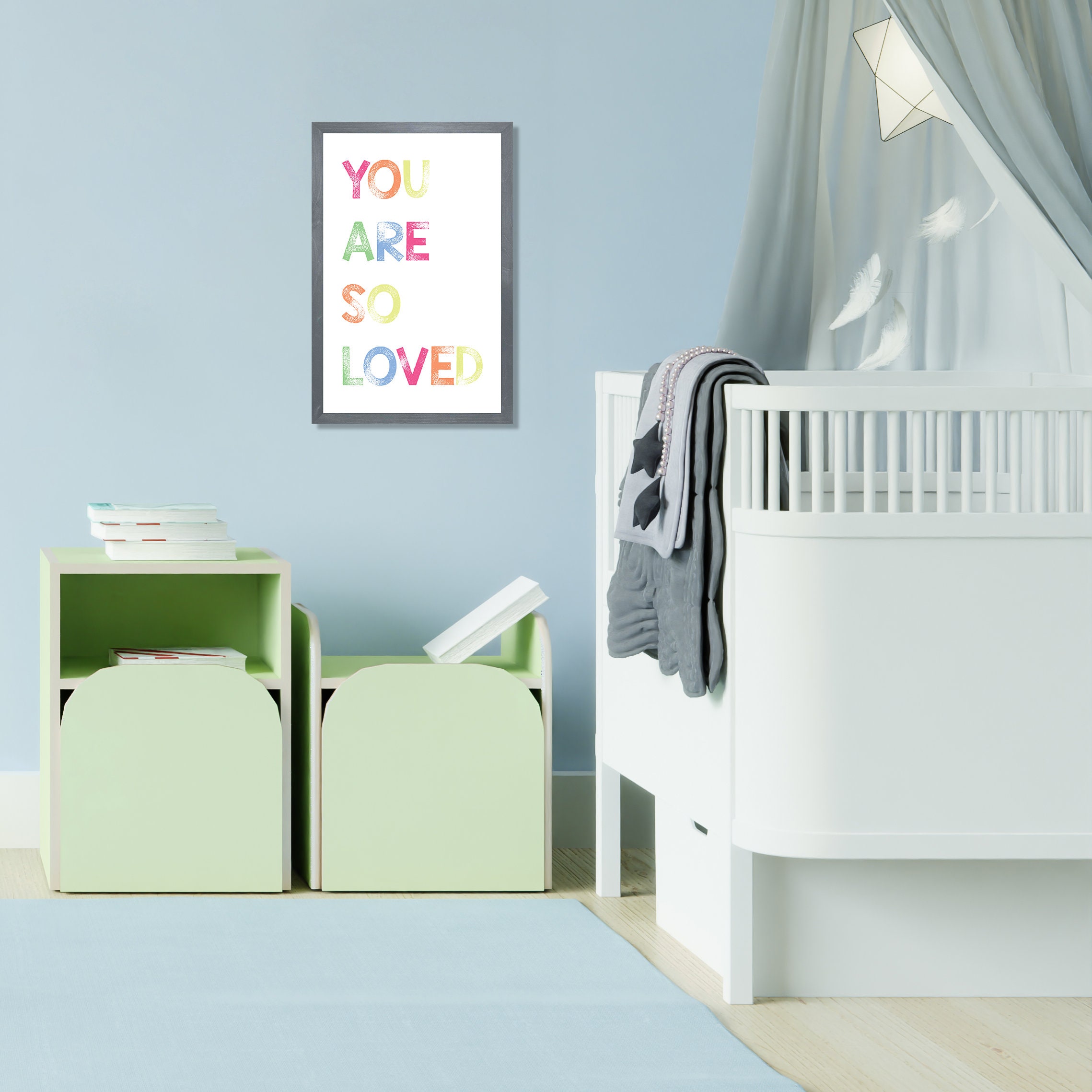 You are so loved wall art for girlwood sign for nurserywall decor for