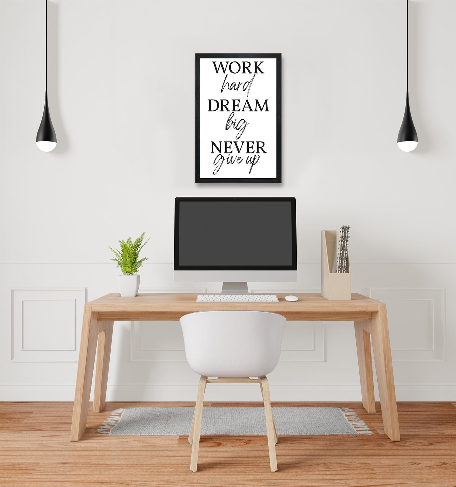 Motivational wall 2024 art for office