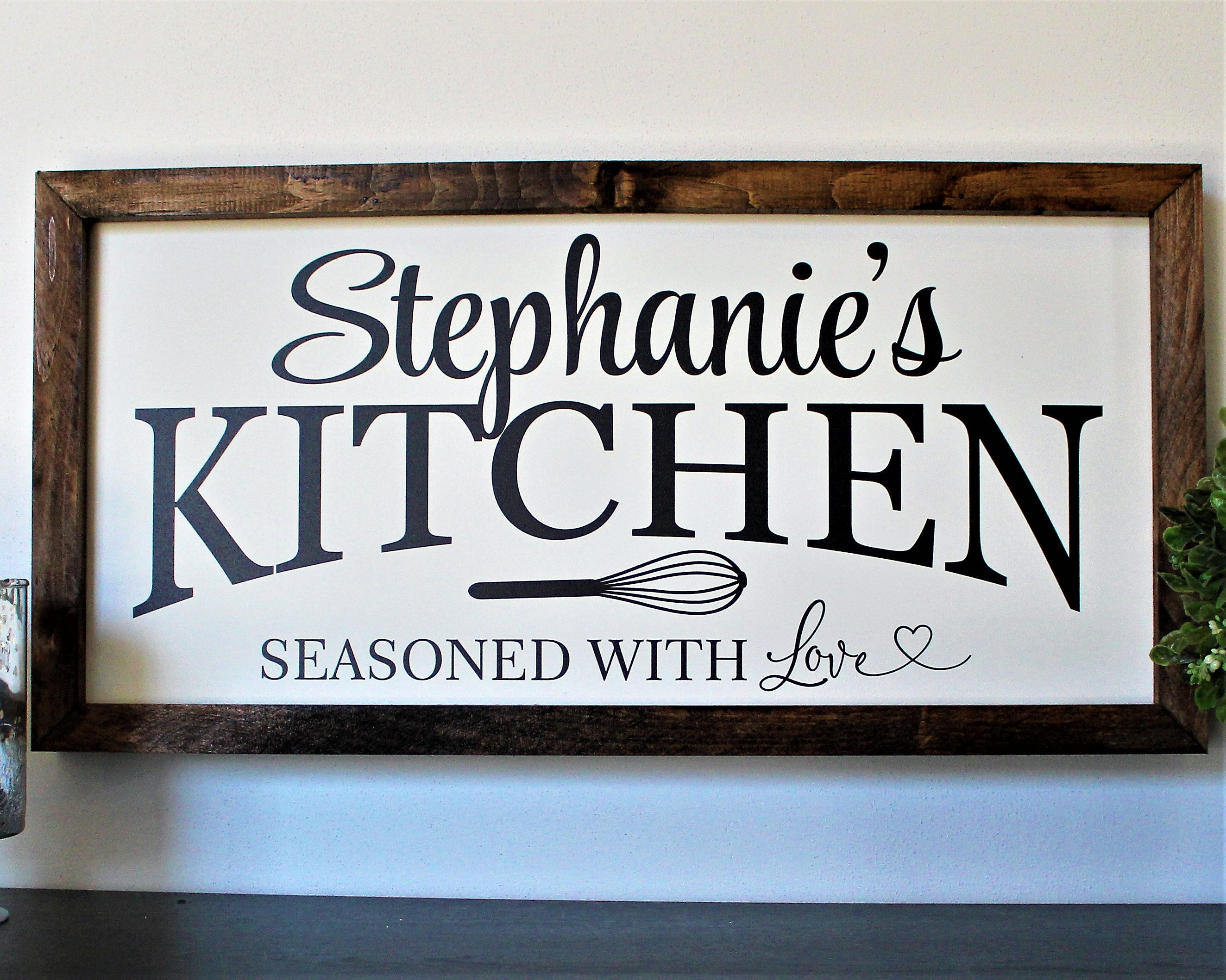 light up signs for kitchen