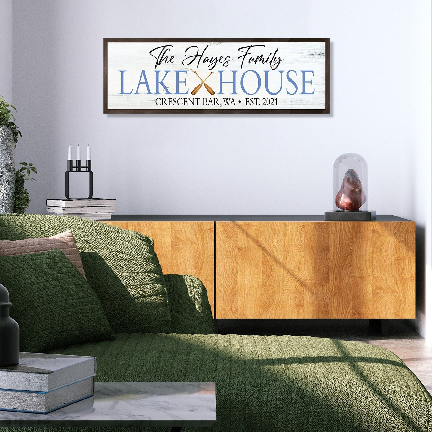 Personalized Lake house signgiftsdecorwood lake house established
