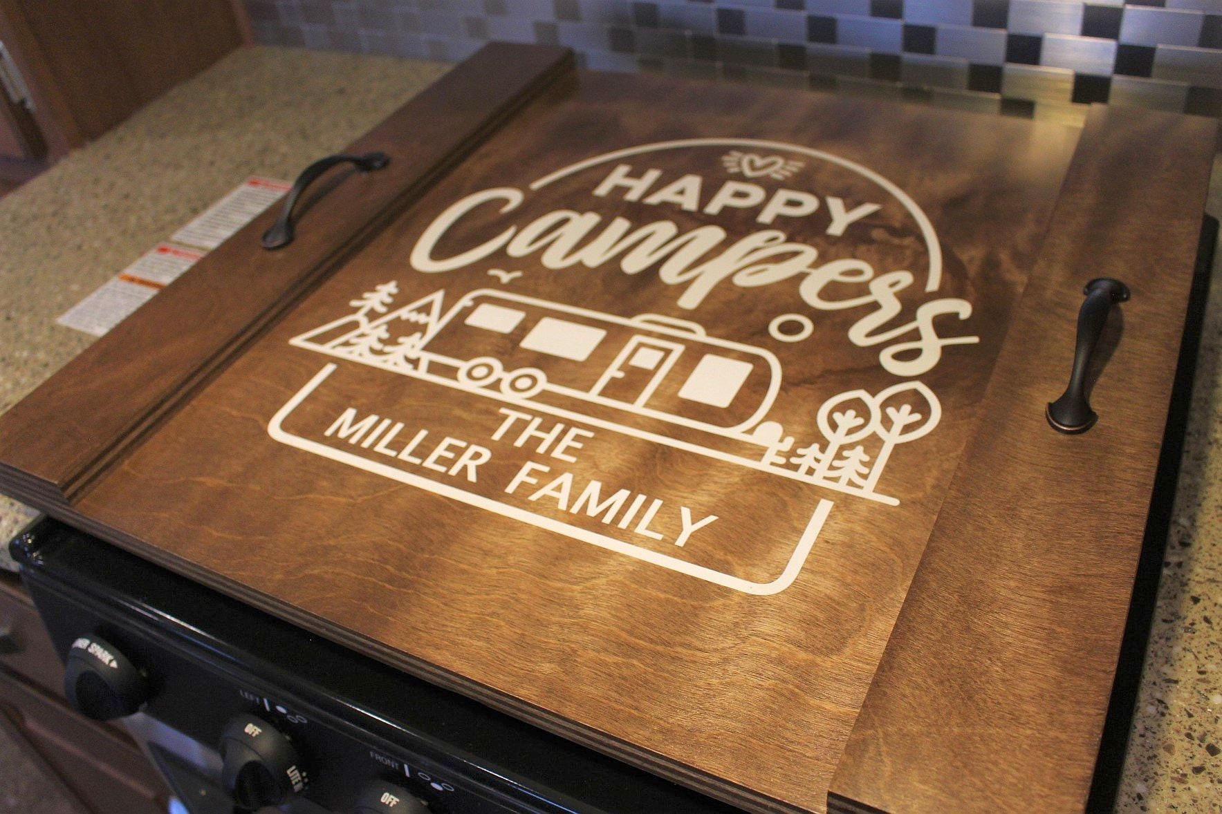 Camping stove covercamper noodle boardcamper stovetop covercamper