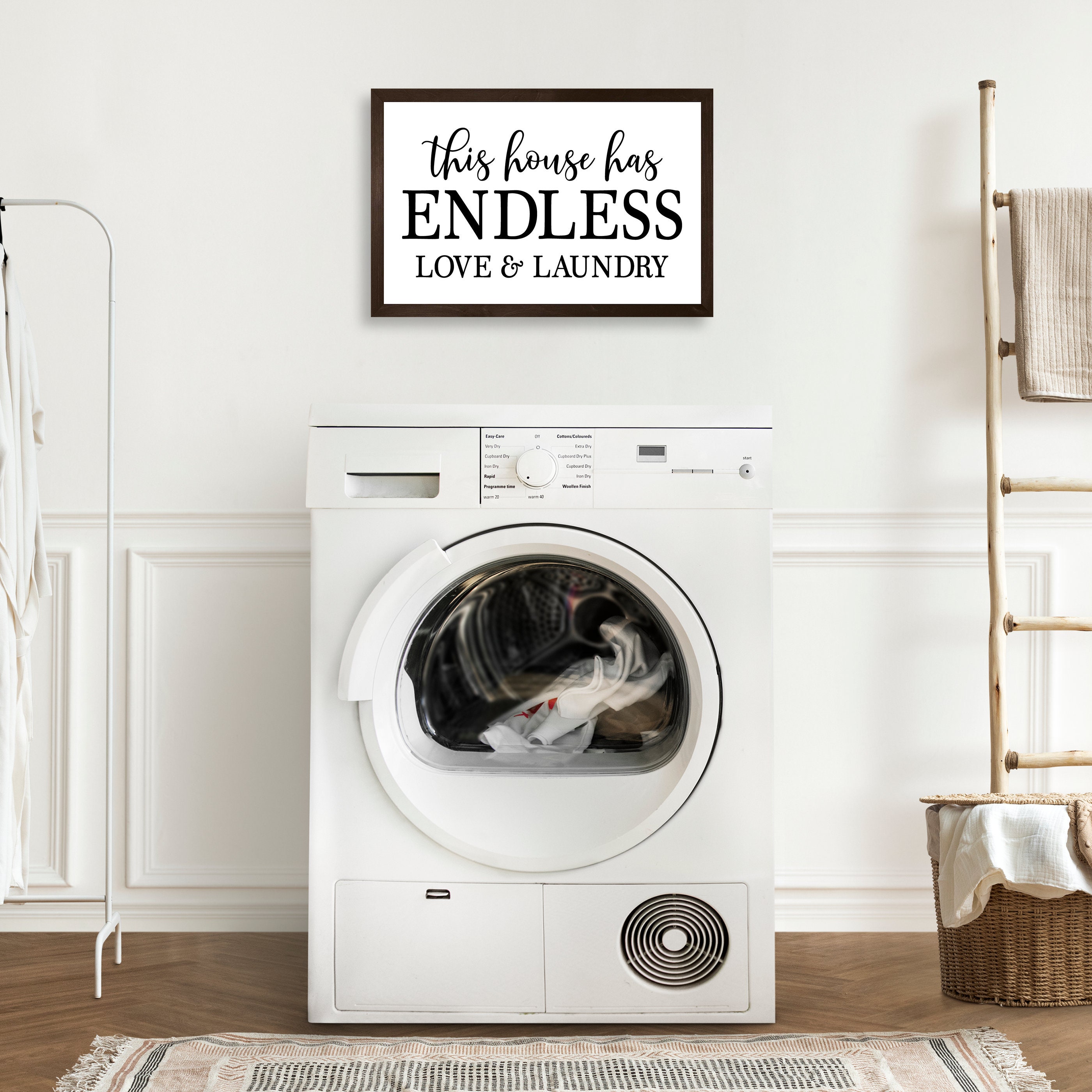 Laundry room wall signlaundry room wall decorfarmhouse style sign