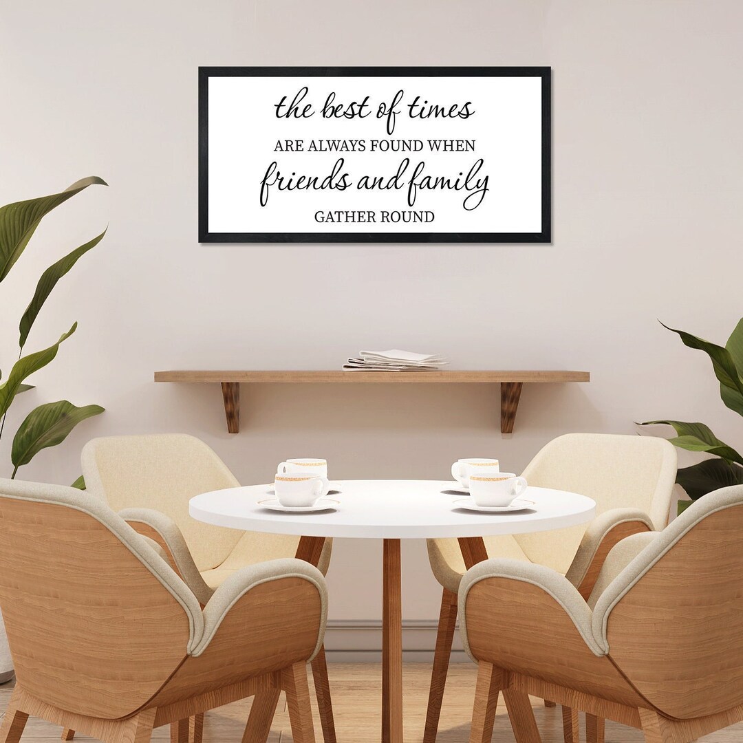Dining Room Signthe Best of Times Sign for Dining Room Large Gather