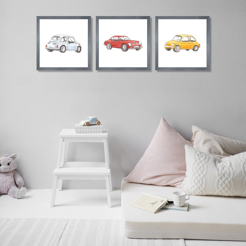 Boys Room Wall Decorcars Decor for Kids Roomkids Bedroom Etsy
