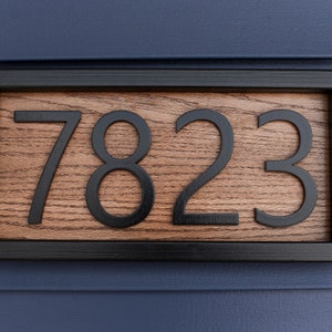 Plaque indiquant les numéros de maison Plaque d'adresse pour maison Plaque d'adresse horizontale Plaque de numéros de maison Plaque de numéros d'adresse Plaque de numéros d'adresse de maison image 6