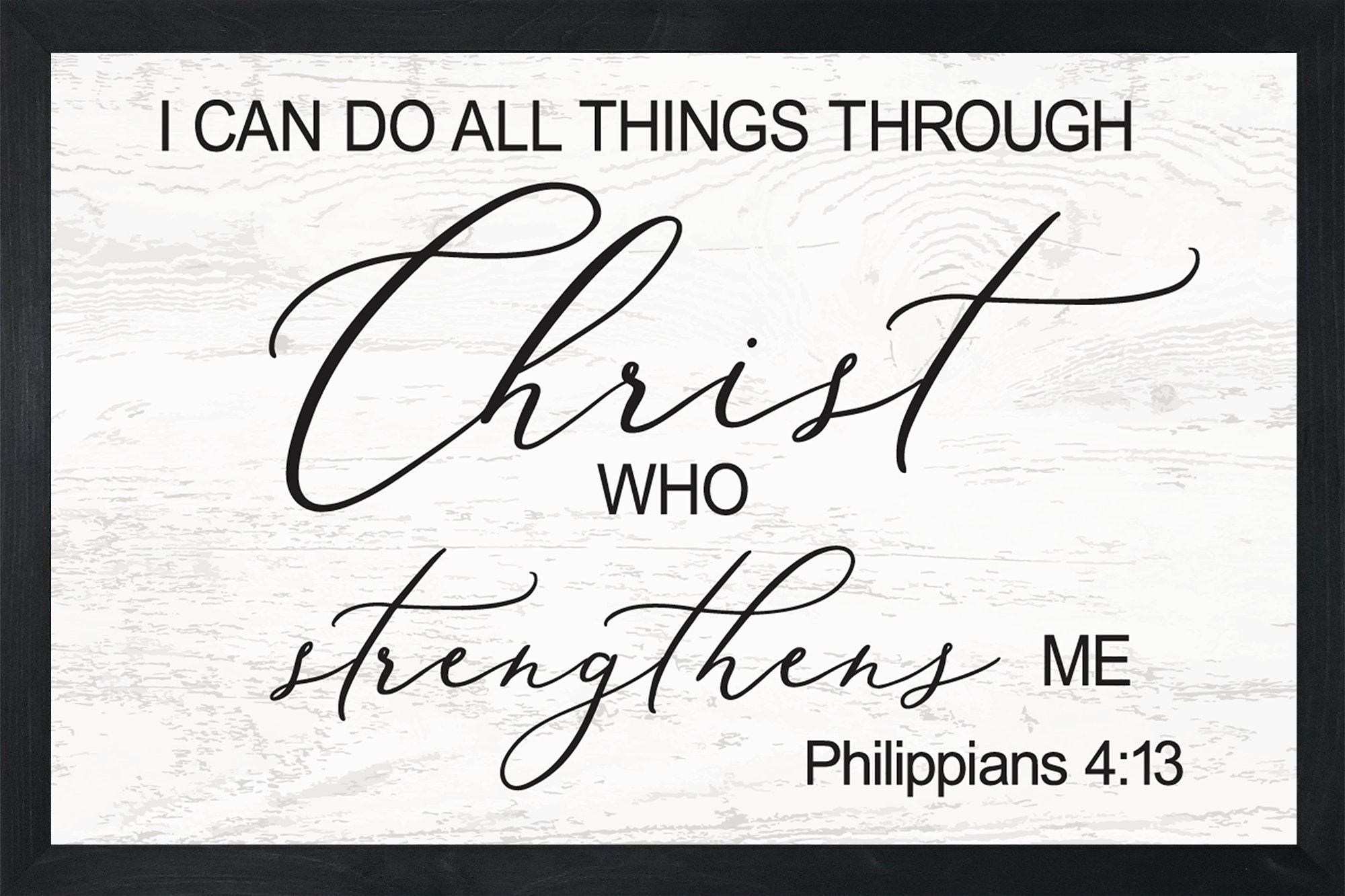 Scripture wall decorI can do all things through Christ who strengthens
