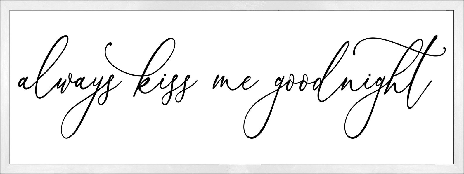 Master Bedroom Wall Decor Over the Bedalways Kiss Me Etsy