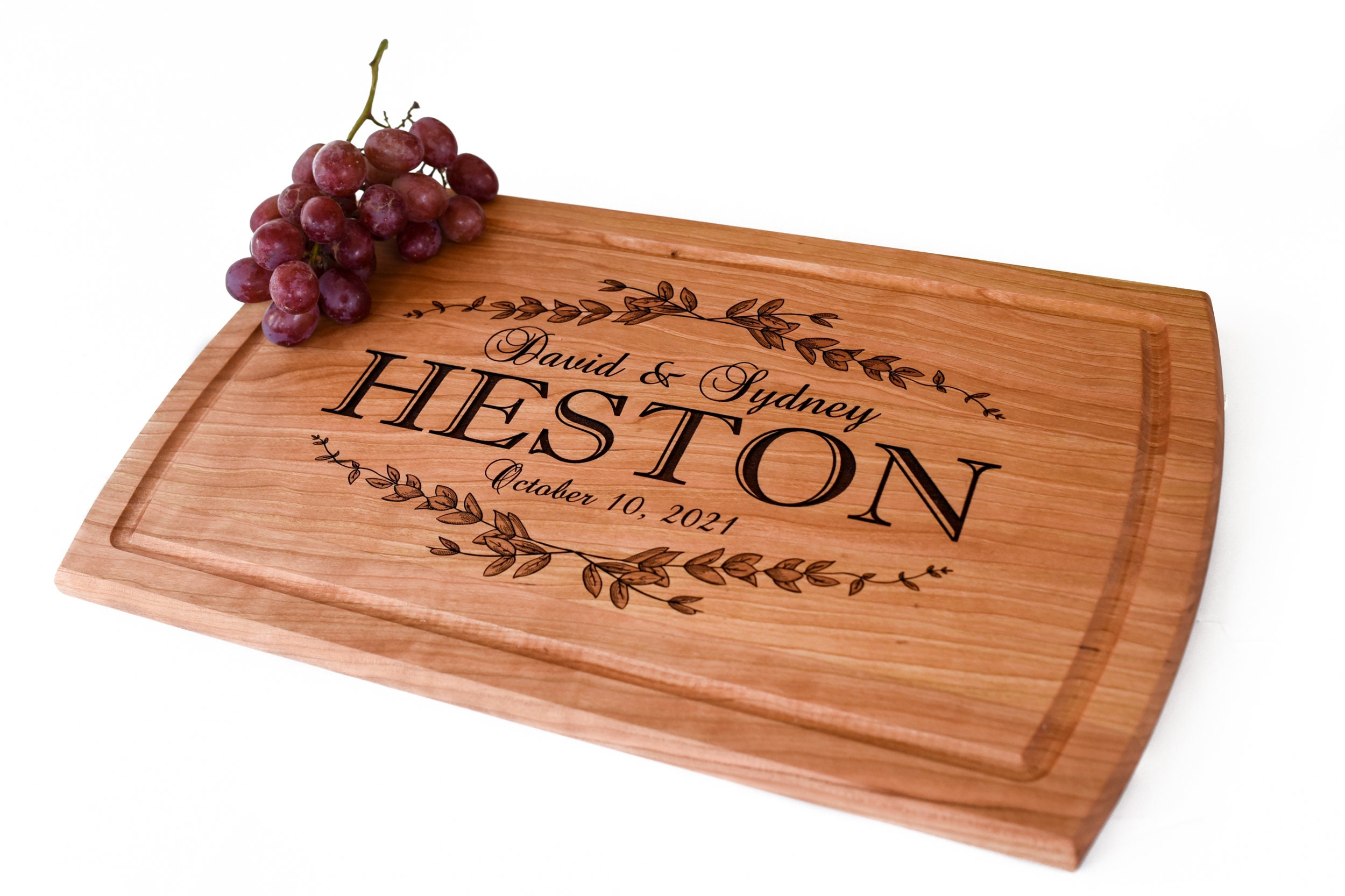 Celebrate Personalized Wooden Cutting Board – TheMemoryForge