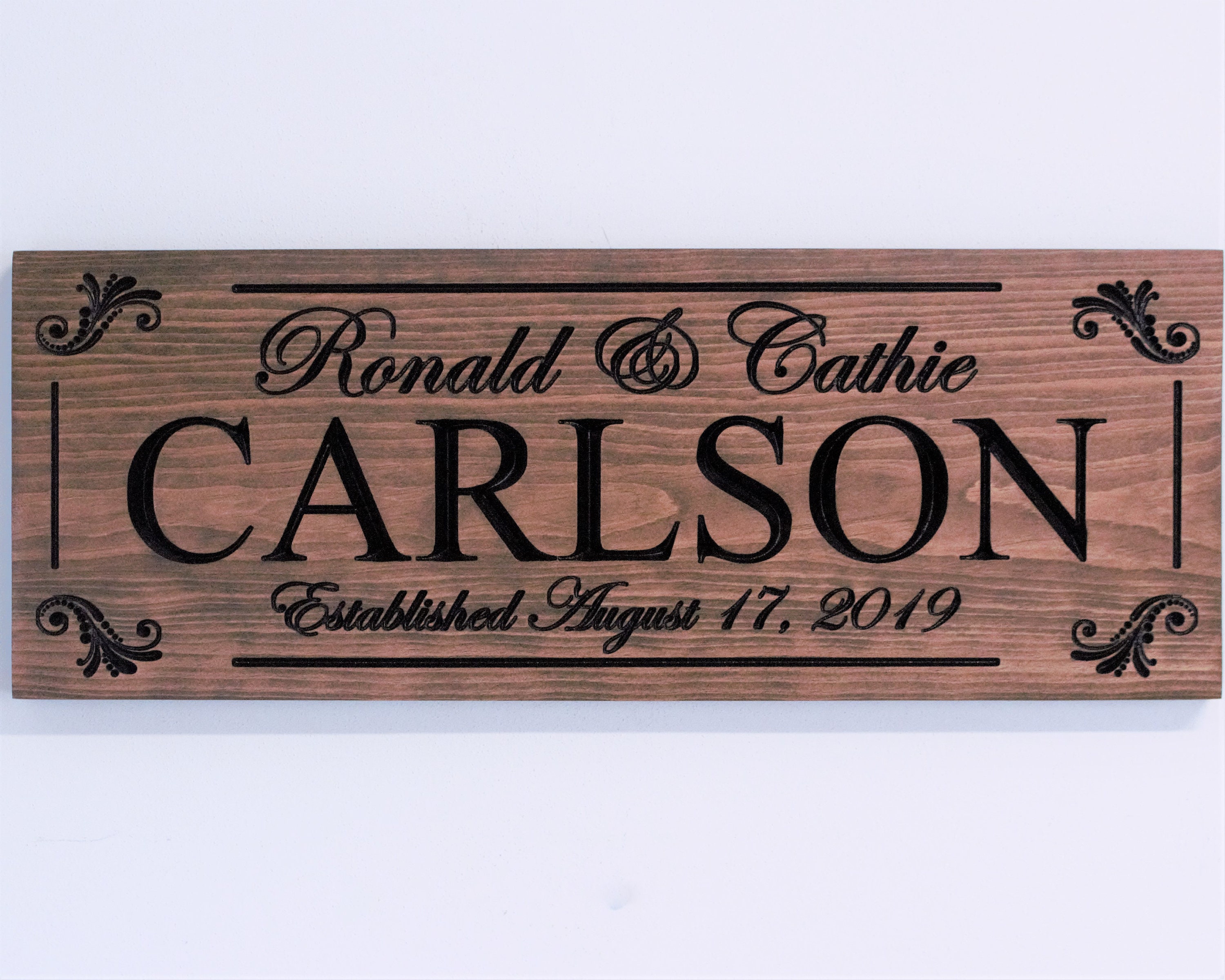 Personalized wedding gift for couplepersonalized engagement gift