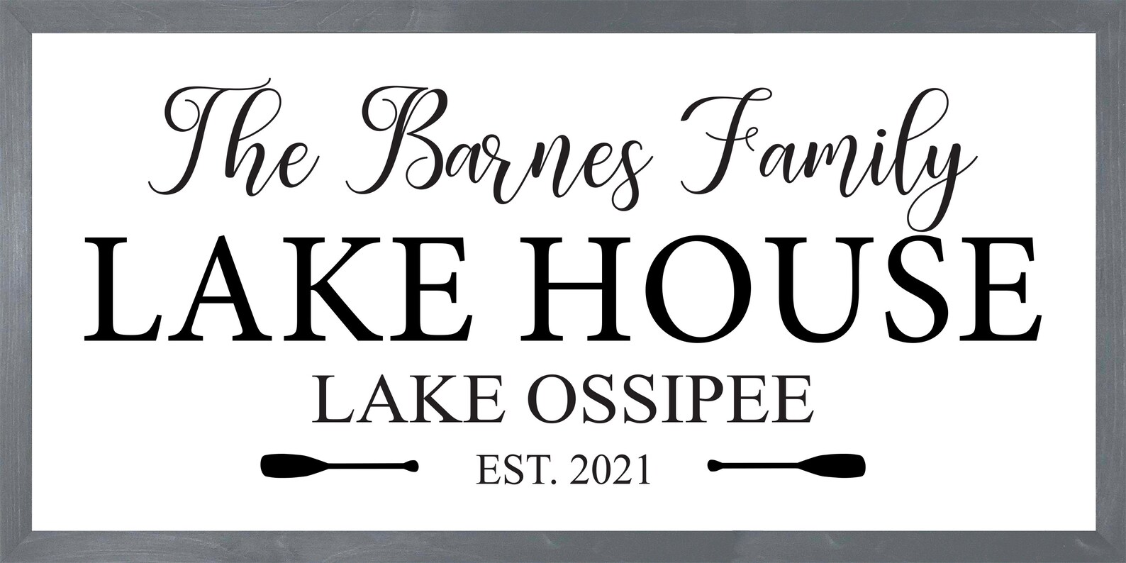 Personalized Lake House Signgiftsdecorwood Lake House Etsy