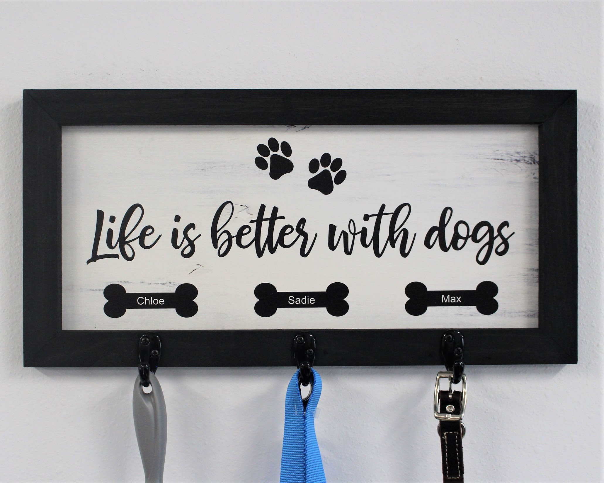 Leash hanger for wall Outlet